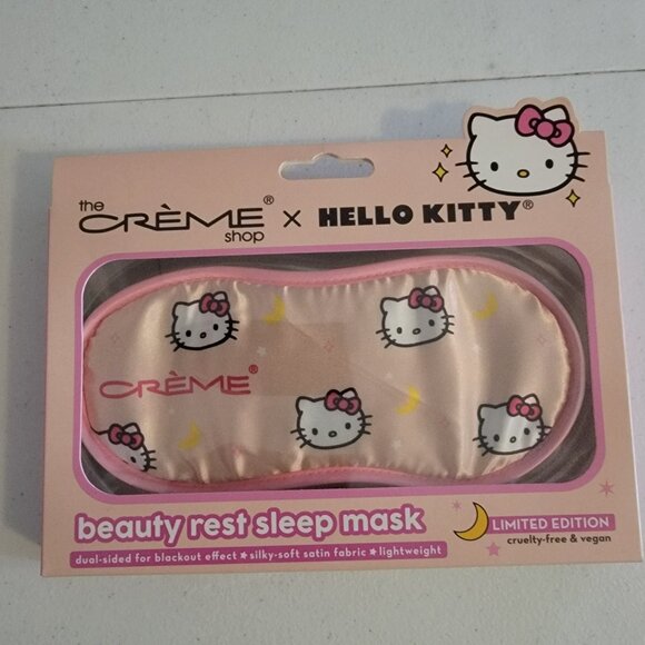 Hello Kitty x The Crème Shop Beauty Rest Silky Sleep Mask- New - Picture 1 of 3